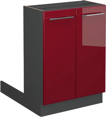 Produktbild von Kücheninsel Vicco Fame-Line Bordeaux Hochglanz 60 cm ohne Arbeitsplatte, Model 38592