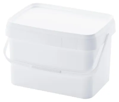 Produktbild von 1 x AUER 20 Liter Eimer mit Deckel 39 x 29 x 25 cm Weiß