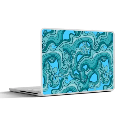 Produktbild von MuchoWow® Laptop Aufkleber Sticker Cover Meer - Muster - Marmor 30x21 cm - Sticker für Laptop - Selbstklebend