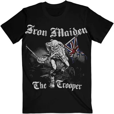 Immagine prodotto di Maglietta nera Iron Maiden "Sketched Trooper" taglia M