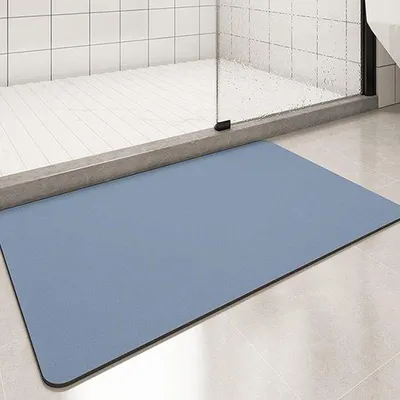 Produktbild von Antislip-Mat - super absorberend - 1 Stück - blauw - 60 x 40 cm