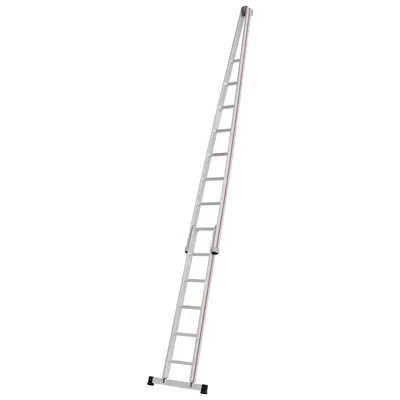 Produktbild von Hymer Glasreinigerleiter mit Wandlaufrollen 13 Sprossen