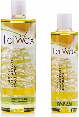 Obrázok produktu pre ItalWax Afterwax olej s vôňou citróna – 250 ml – Ošetrujúci olej po depilácii pre jemnú pokožku – vôňa citróna