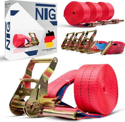 Produktbild von Zurrgurt, 5m, 50 mm, 2-teilig,Kombi-Anker
