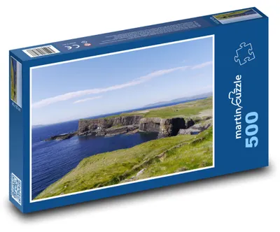 Zdjęcie produktu dla Puzzle 500 Szkockie klify i morze - martinpuzzle