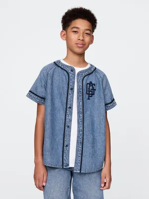 Produktbild von GAP Baseball Americana Kinder-Jeanshemd XL