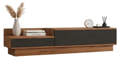 Produktbild von Persico - TV-Schrank, 160x35x35h cm Anthrazit Schwarz, 2 Türen