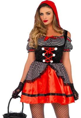 Produktbild von Red Hot Riding Hood Kostüm Größe: M-L