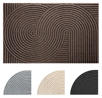 Productafbeelding van Antislip deurmat, 50x80 cm, machinewasbaar, geschikt voor binnen- en buitengebruik, met koffieprint