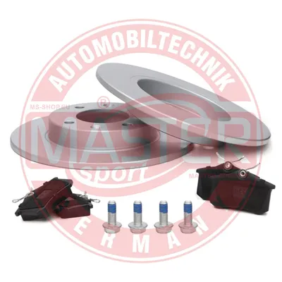 Produktbild von 2X Bremsscheiben + Bremsbeläge Hinten