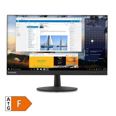Produktbild von Lenovo L24q-30, 60,5 cm (23.8"), 2560 x 1440 Pixel, Quad HD, 6 ms, Schwarz