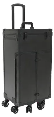 Immagine prodotto di Custodia per trucchi, carrello portatile, grande capacità, nero