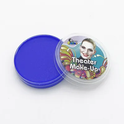 Produktbild von Blaues Theater Make-Up / Karneval Fasching Halloween Clown Schminke 21g