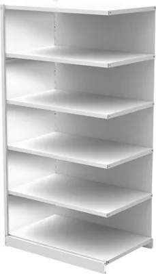 Produktbild von Kerkmann Anbauregal Progress 50965411 lichtgrau 96,0 x 60,0 x 190,0 cm