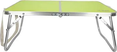 Immagine prodotto di Tavolo pieghevole 60x40x26 cm, verde, struttura in metallo, piano in legno