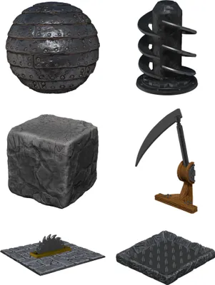 Produktbild von WizKids 93510, Actionfigur zum Sammeln, Mehrfarbig, Traps - Hidden Hazards, WizKids Dunegon Dressings