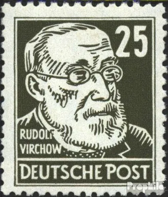 Produktbild von Briefmarken DDR 1952 Mi 334v a XI, gestrichenes Papier postfrisch Persönlichkeiten