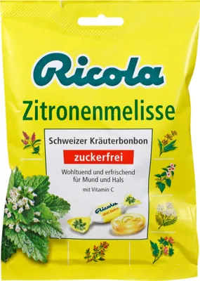 Immagine prodotto di Caramelle Ricola alla melissa senza zucchero (sacchetto da 75 g)