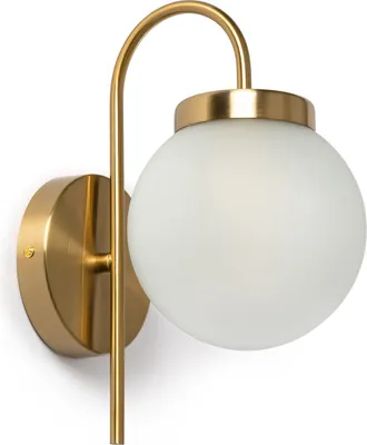 Produktbild von Wandleuchte Aussen Metall und Glas Rafha Gold