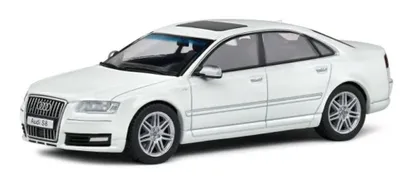 Produktbild von Solido Modellauto Maßstab 1:43 Audi S8 D3 weiß 2010 S4313302