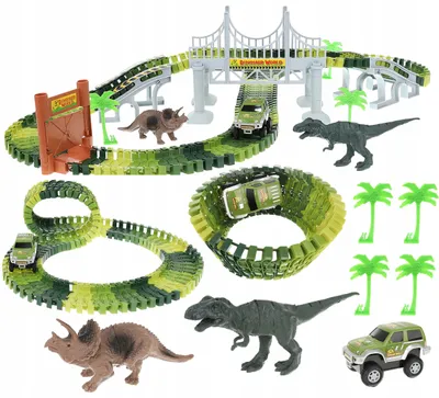 Produktbild von Dinosaurier Autobahn 142 Stück ISO 9417