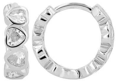 Produktbild von Akzent Damen Ohrring Urmina "Urmina" aus 925 Sterlingsilber, rhodiniert, langlebig