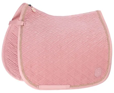 Produktbild von Eskadron HERITAGE Schabracke " VELVET EMBLEM " Form - Pony-Dressur Farbe - pearl rose