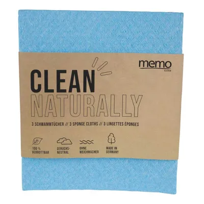 Produktbild von memo Schwammtuch H50QH sortiert 3St.