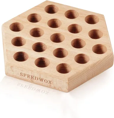 Productafbeelding van Houten Tang Blok Organizer voor Gereedschap met 19 Gaten