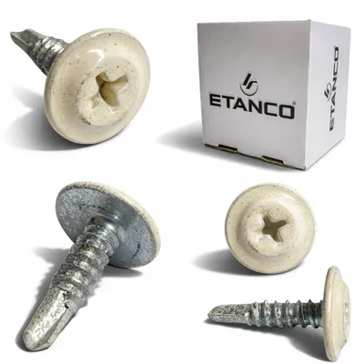 Produktbild von ETANCO GM-B Selbstbohrschrauben für Stahl Dach RAL 1015 Hellelfenbein 4,2 x 19 mm 250 Stk.