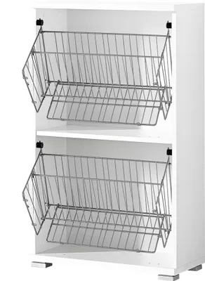 Produktbild von Germania Schuhschrank (Korpus) "Colorado" in Weiß, 53 x 91 x 30 cm (BxHxT) 3260-84
