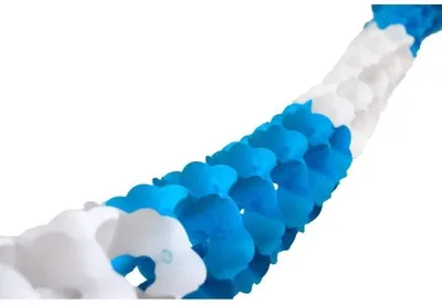Produktbild von Wabengirlande  blau weiss 3,20 m