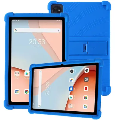 Obrázek produktu pro Tableta Pouzdro pro Blackview Tab 70 WiFi 10,1", nárazuvzdorné měkké silikonové ochranné pouzdro se stojánkem Modrá