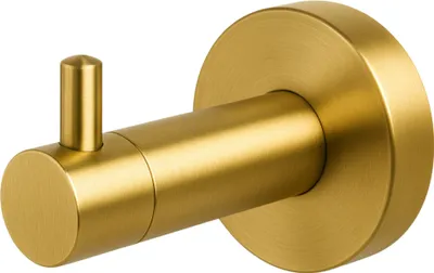 Produktbild von Balneo | Handtuchhaken Edelstahl gold | Badezimmerhaken QUBE Rostfrei | Wandhaken für Badezimmer