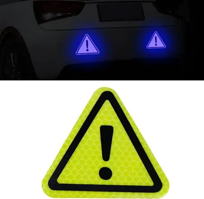 Produktbild von Reflektierende Auto Aufkleber, Farbe:Grün