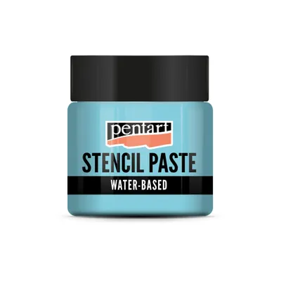 Obrázek produktu pro PENTART šablonovací pasta, perleťová, 50 ml, tyrkysová