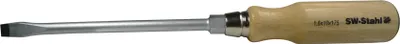 Produktbild von SW-Stahl 30605L Schraubendreher, Holzheft, Schlitz, 12 mm x 200 mm