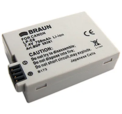 Zdjęcie produktu dla Akumulator CANON LP-E8 (BDP-CLPE8, 750 mAh)