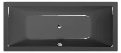 Produktbild von Polysan KRYSTA Rechteckwanne 180x80x39cm, grau
