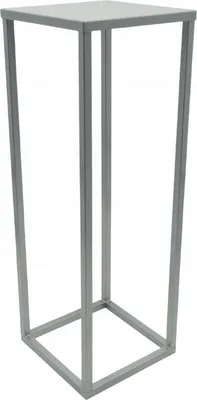 Produktbild von Moderner Loft Blumenständer SILVER SIMPLE 16 183/K-16-1P-70S