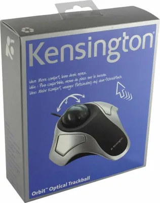 Produktbild von Kensington Orbit-Trackball optisch, Beidhändig, Optisch, Silber