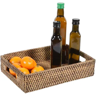 Produktbild von Rattan Tablett Lisa rechteckig, Größe:L