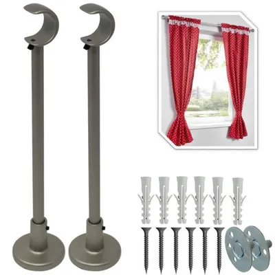 Zdjęcie produktu dla parpyon® 2 uchwyty do zasłonkowych listew metalowych o średnicy 20–22 mm