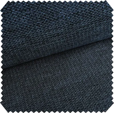 Produktbild von novely® MUDAU SOFT Samtweicher Chenille-Polsterstoff - Melierter Möbelstoff - Grober Struktur-Stoff - Mélange Meterware 1lfm - Farbe: 89 Navy Dunkelblau