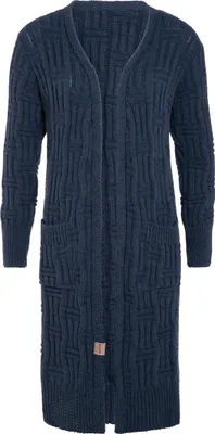 Produktbild von Knit Factory Bobby Lange Strickjacke - Jeans - 40/42