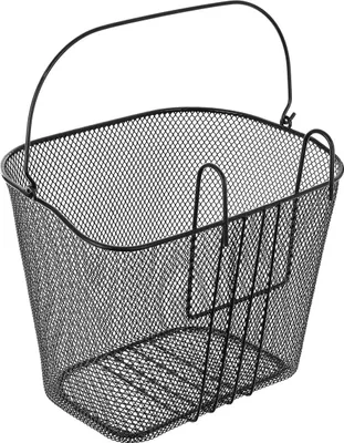 Produktbild von Fahrradkorb Lenkerkorb Metall engmaschig - Tragegriff - 22l Radkorb Fahrrad