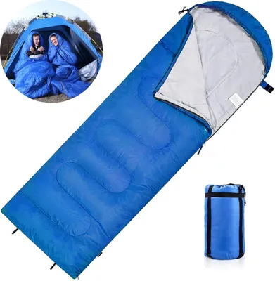 Produktbild von Schlafsack, 3-4 Jahreszeiten Schlafsack, Camping, kleines Packmaß, warmer Deckenschlafsack, leichter