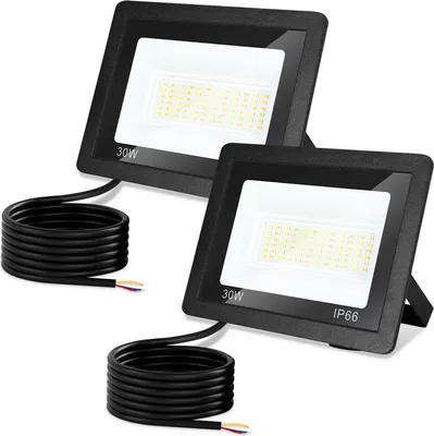 Obrázek produktu pro Hengda LED reflektor LED reflektor LED stavební reflektor 2X 30W 3 barvy 3000/4000/6500K Reflektor s IP66 Vodotěsnost
