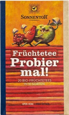 Produktbild von Sonnentor - Früchtetee-Probier mal!  - 47g