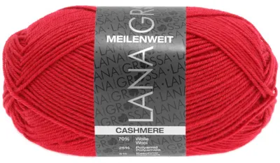 Produktbild von Lana Grossa - Meilenweit 4-fach 50g Cashmere 0006 rot